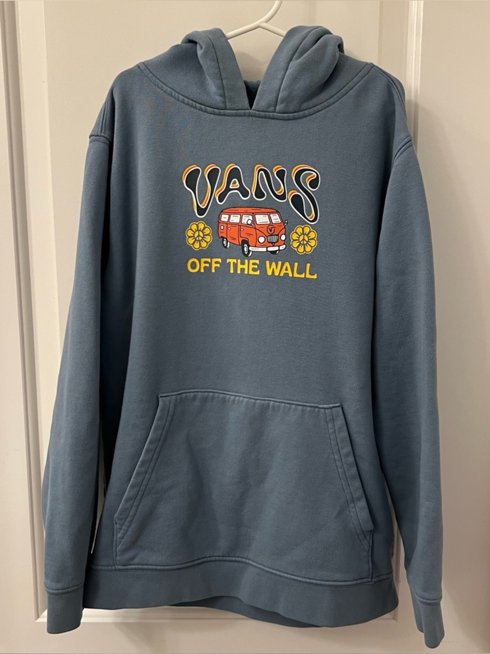 Vans Blue Boys Hoodie for Kids M Medium